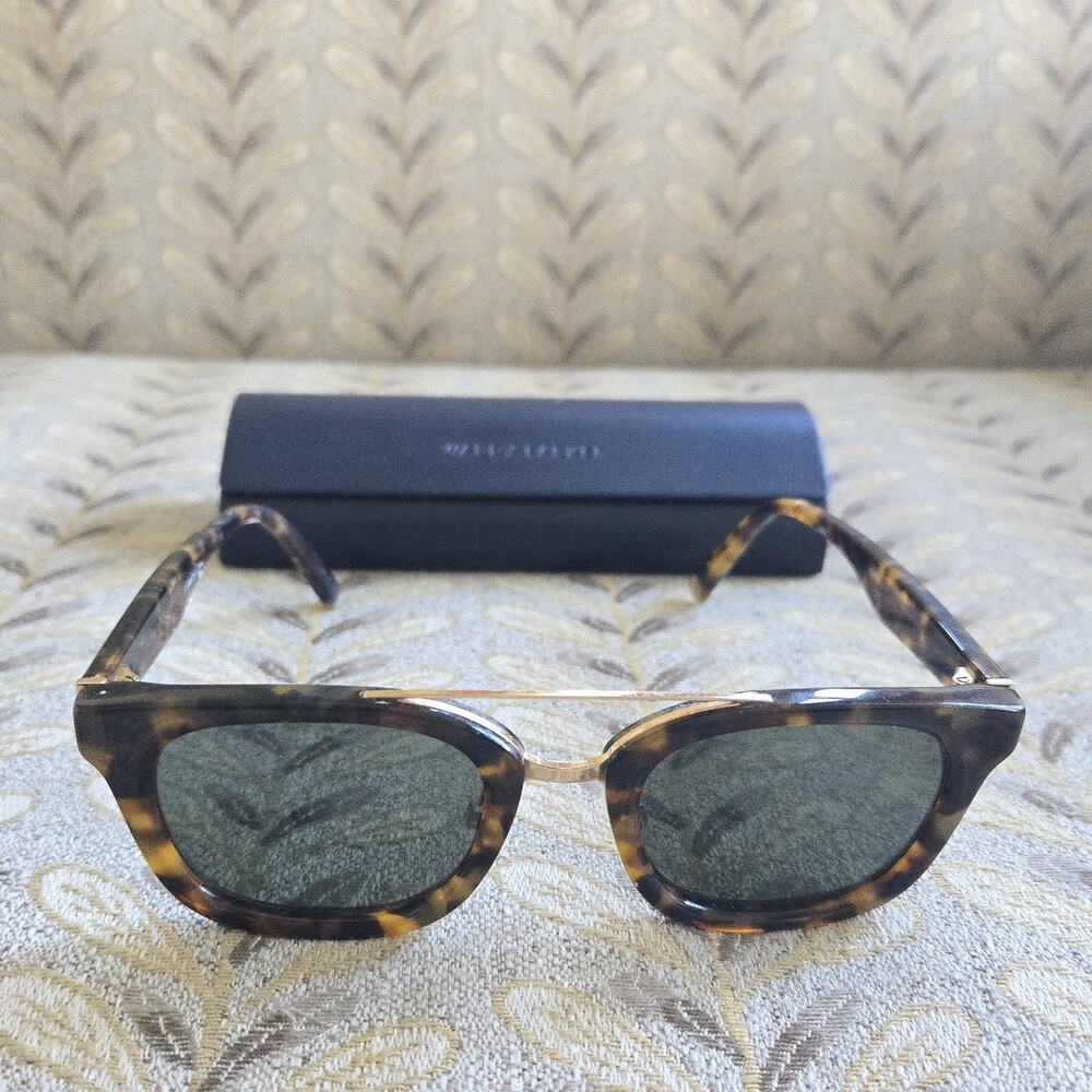 Warby Parker Sunglasses Brown Tortoise Gold Tone 51-22-145 W/ Case FRAMES ONLY - Picture 1 of 4